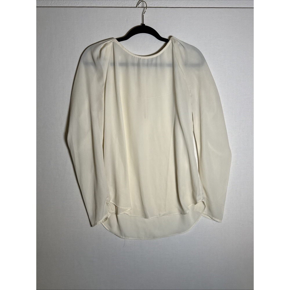 Azelhazel White Blouse Size L Officesiren Quiet Luxury Style